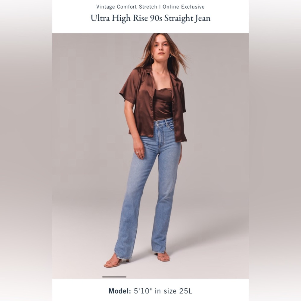 Ultra High Rise 90s Straight Jean